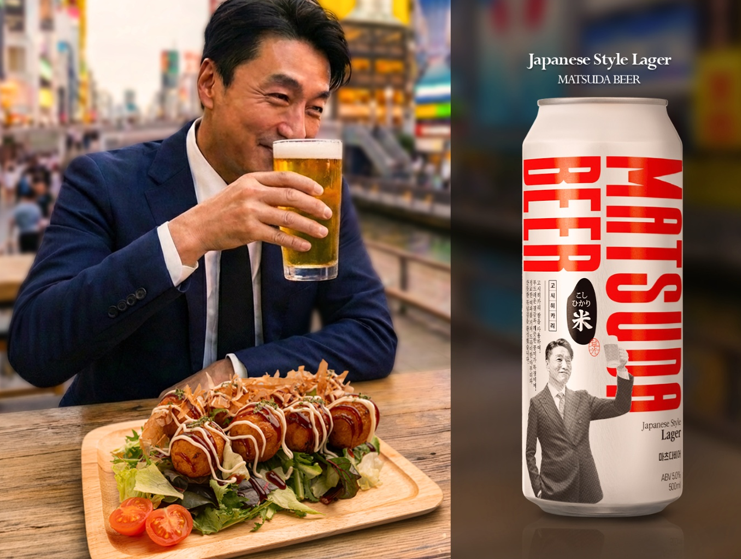 Refreshing Lager in One Sip! CU Launches Collaboration Beer with YouTuber ‘Matsuda Manager’