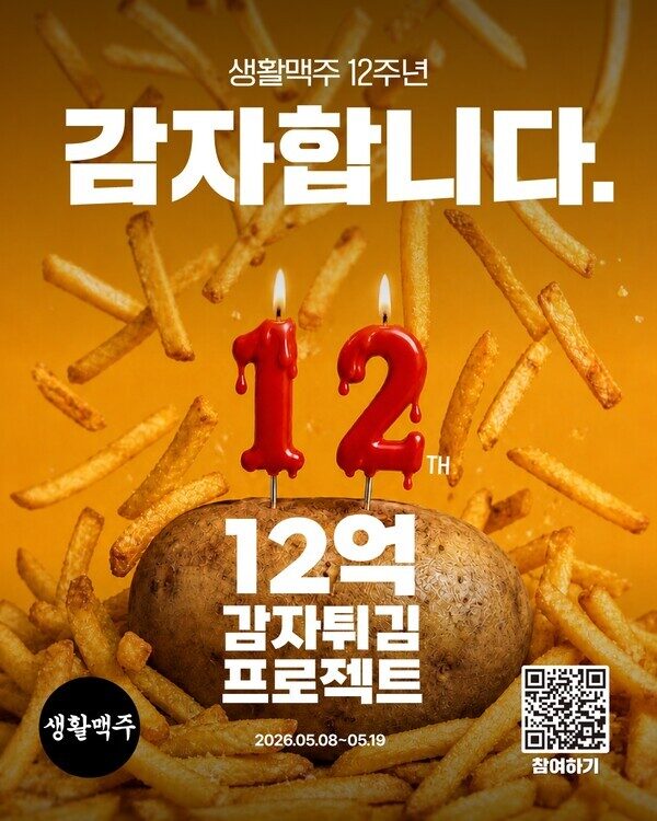 Daily Beer Celebrates 12th Anniversary with KRW 1.2 Billion Coupon Giveaway